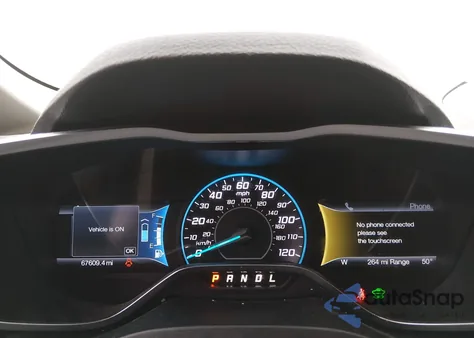 2015 Ford C-Max Energi Sel z USA, uszkodzony, nr VIN 1FADP5CU2FL101899